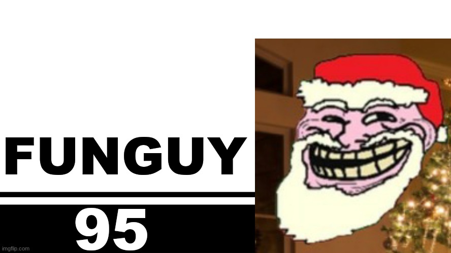 Smash Bros. Ultimate character card | FUNGUY; 95 | image tagged in smash bros ultimate character card | made w/ Imgflip meme maker