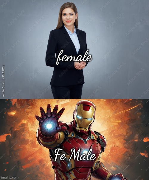 female; Fe Male | made w/ Imgflip meme maker