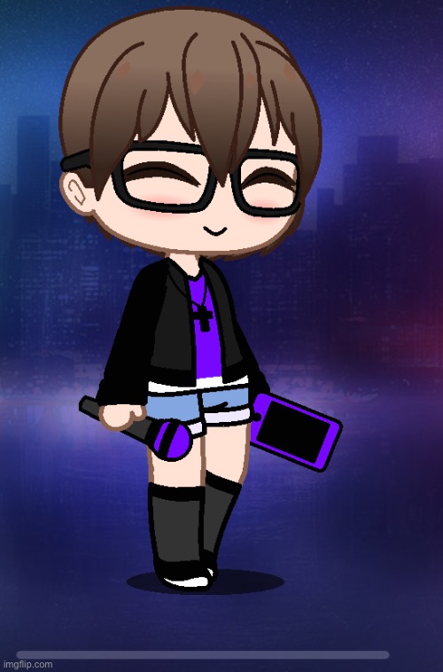 Made myself in Gacha Club! | made w/ Imgflip meme maker