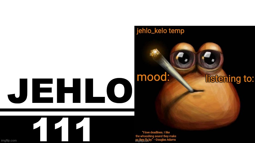 Smash Bros. Ultimate character card | JEHLO; 111 | image tagged in smash bros ultimate character card | made w/ Imgflip meme maker