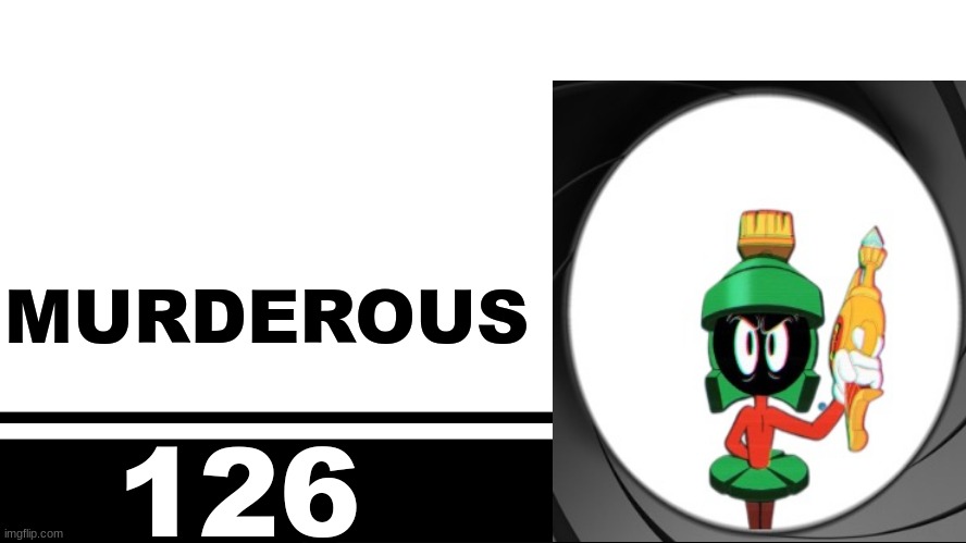 Smash Bros. Ultimate character card | MURDEROUS; 126 | image tagged in smash bros ultimate character card | made w/ Imgflip meme maker