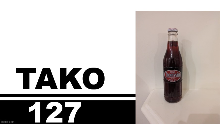Smash Bros. Ultimate character card | TAKO; 127 | image tagged in smash bros ultimate character card | made w/ Imgflip meme maker
