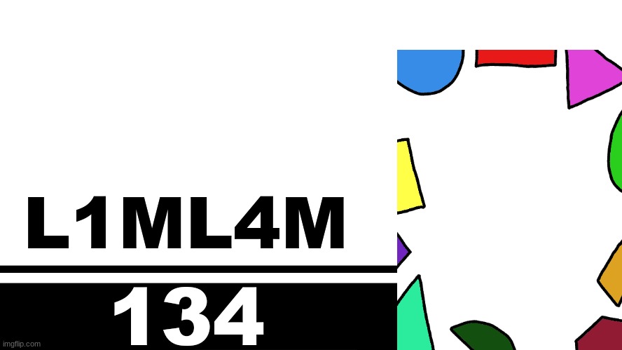 Smash Bros. Ultimate character card | L1ML4M; 134 | image tagged in smash bros ultimate character card | made w/ Imgflip meme maker