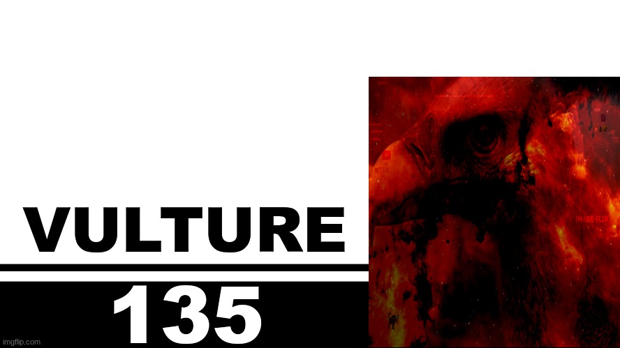 Smash Bros. Ultimate character card | VULTURE; 135 | image tagged in smash bros ultimate character card | made w/ Imgflip meme maker