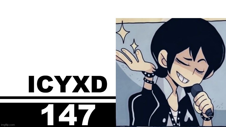Smash Bros. Ultimate character card | ICYXD; 147 | image tagged in smash bros ultimate character card | made w/ Imgflip meme maker