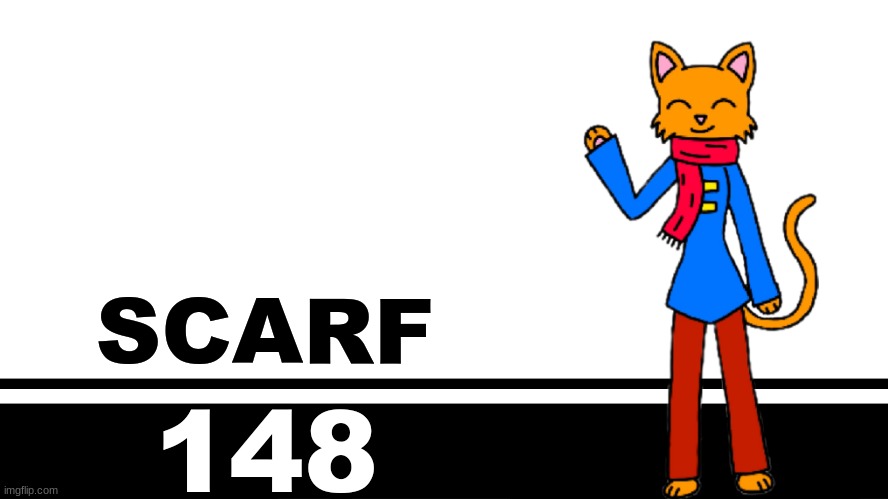 Smash Bros. Ultimate character card | SCARF; 148 | image tagged in smash bros ultimate character card | made w/ Imgflip meme maker