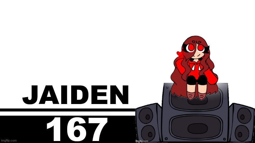 Smash Bros. Ultimate character card | JAIDEN; 167 | image tagged in smash bros ultimate character card | made w/ Imgflip meme maker