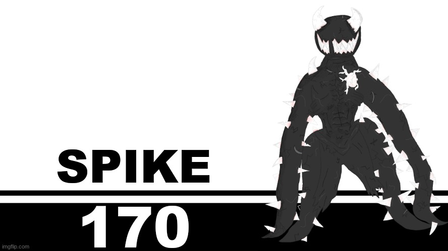 Smash Bros. Ultimate character card | SPIKE; 170 | image tagged in smash bros ultimate character card | made w/ Imgflip meme maker