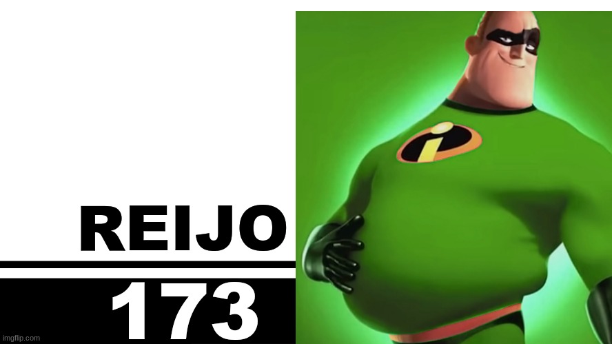 Smash Bros. Ultimate character card | REIJO; 173 | image tagged in smash bros ultimate character card | made w/ Imgflip meme maker