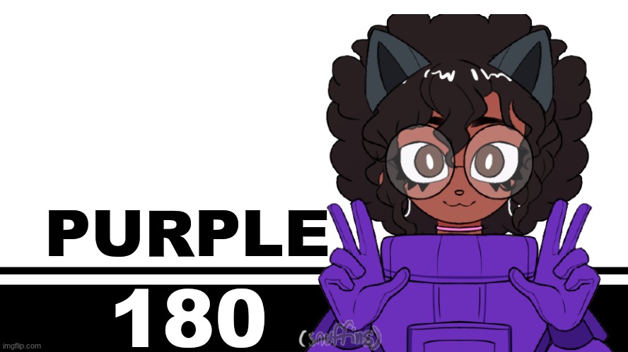 Smash Bros. Ultimate character card | PURPLE; 180 | image tagged in smash bros ultimate character card | made w/ Imgflip meme maker