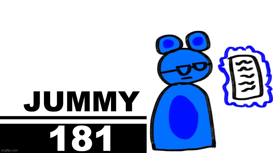 Smash Bros. Ultimate character card | JUMMY; 181 | image tagged in smash bros ultimate character card | made w/ Imgflip meme maker