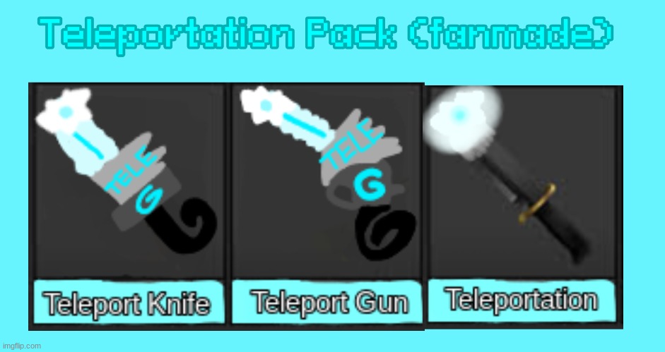 Teleportation pack | image tagged in roblox | made w/ Imgflip meme maker