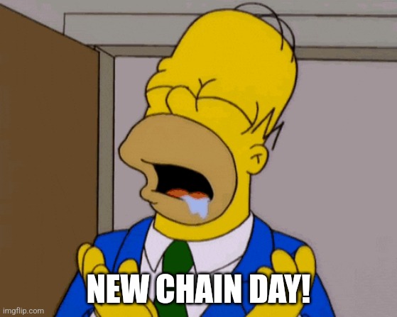 New Chain day | NEW CHAIN DAY! | image tagged in cycling,bikes | made w/ Imgflip meme maker