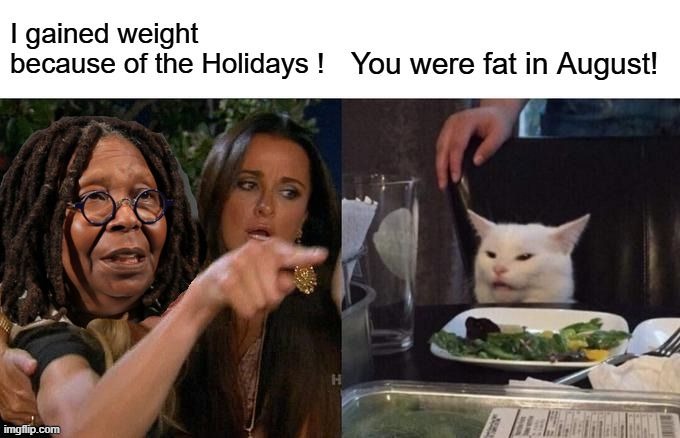 Whoopi Gained Weight Because of the Holidays | image tagged in whoopi goldberg | made w/ Imgflip meme maker