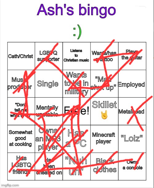 should i make a bingo | image tagged in ash's bingo | made w/ Imgflip meme maker