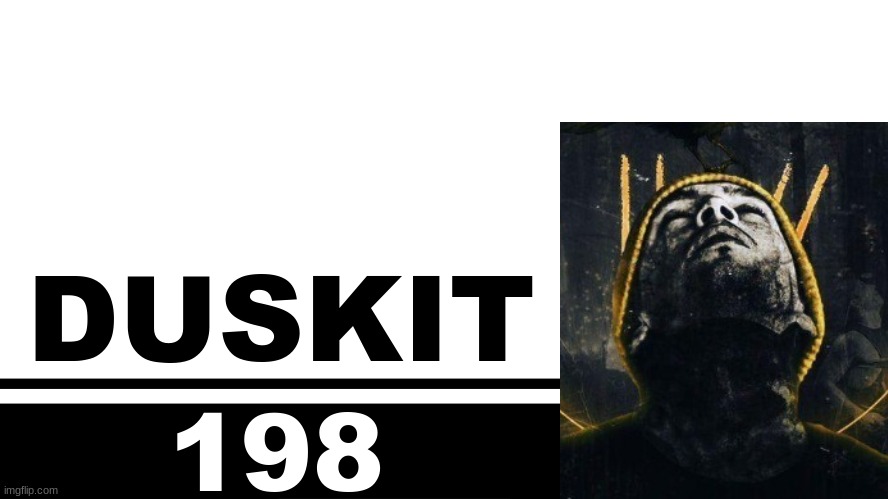 Smash Bros. Ultimate character card | DUSKIT; 198 | image tagged in smash bros ultimate character card | made w/ Imgflip meme maker