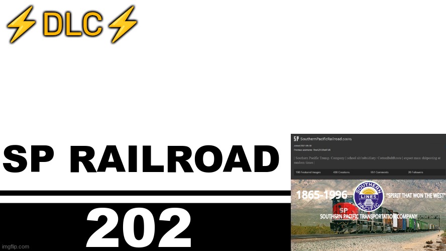 Smash Bros. Ultimate character card | ⚡DLC⚡; SP RAILROAD; 202 | image tagged in smash bros ultimate character card | made w/ Imgflip meme maker