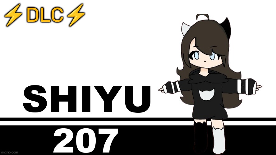 Smash Bros. Ultimate character card | ⚡DLC⚡; SHIYU; 207 | image tagged in smash bros ultimate character card | made w/ Imgflip meme maker
