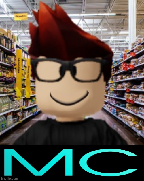 MC shitpost | image tagged in mc smiling,mc | made w/ Imgflip meme maker