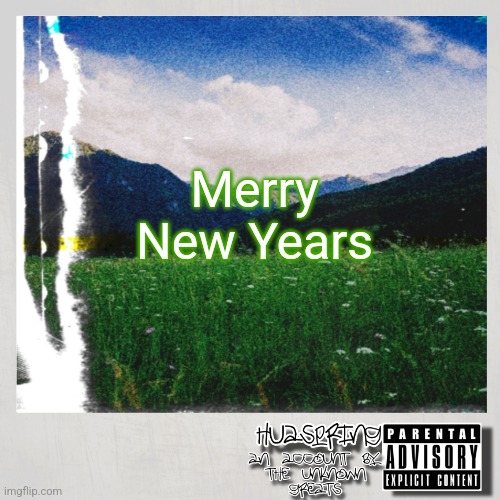 fuck. | Merry New Years | image tagged in huaspring temp | made w/ Imgflip meme maker