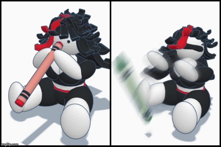 Claire red and green crayon | image tagged in claire red and green crayon | made w/ Imgflip meme maker