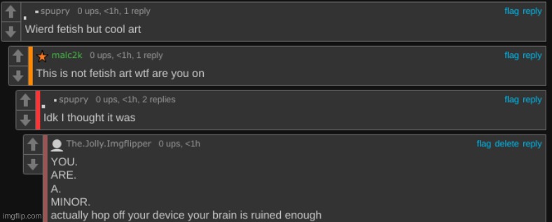 wow who knew this guy has a fucking ruined brain from seeing to much fetishes in porn... fucking addict | made w/ Imgflip meme maker