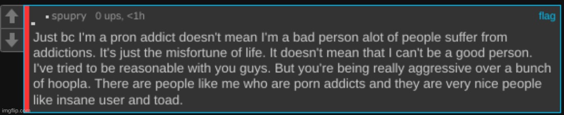 spupry porn addict confirmed, last post before sleep | made w/ Imgflip meme maker