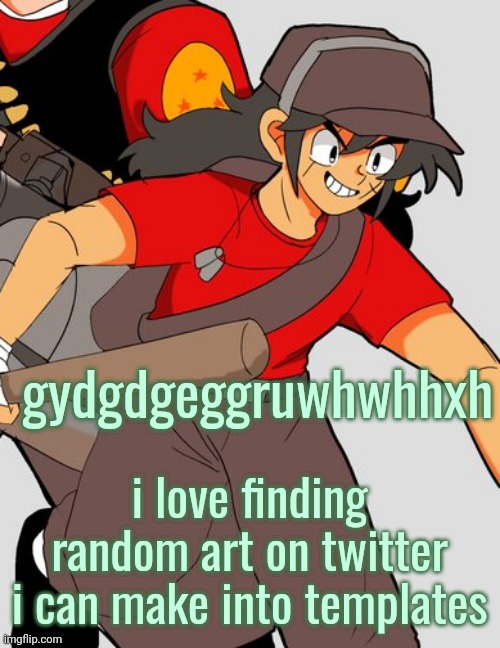 chucklenuts | gydgdgeggruwhwhhxh; i love finding random art on twitter i can make into templates | image tagged in chucklenuts | made w/ Imgflip meme maker