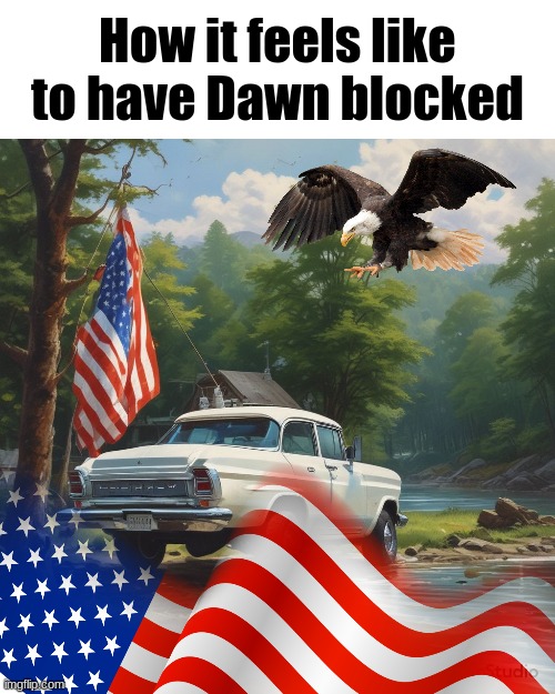 How it feels like to have Dawn blocked | made w/ Imgflip meme maker