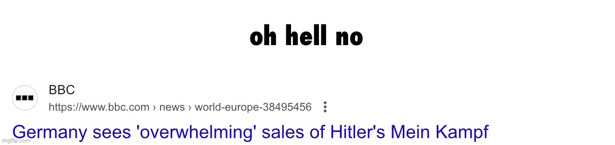 chat are we cooked | oh hell no | image tagged in adolf hitler | made w/ Imgflip meme maker