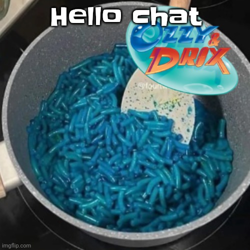 Ozzy & cheese | Hello chat | image tagged in ozzy cheese | made w/ Imgflip meme maker