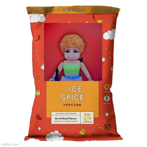 Ice Spice popcorn | image tagged in ice spice popcorn | made w/ Imgflip meme maker