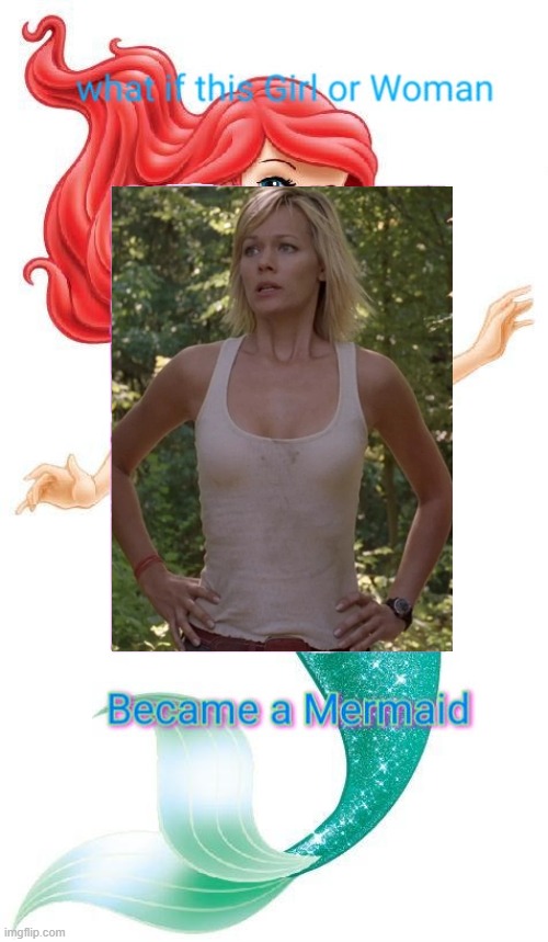 if amanda hayes became a mermaid | image tagged in what if this girl or woman became a mermaid,anaconda | made w/ Imgflip meme maker