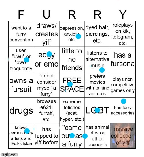 me actually answering honestly | image tagged in furry bingo v2 | made w/ Imgflip meme maker