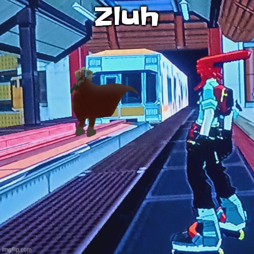 Train rush invincifunk | Zluh | image tagged in train rush invincifunk | made w/ Imgflip meme maker