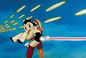 Astroboy's butt cannon Blank Meme Template