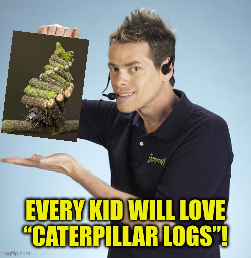 Shamwow | EVERY KID WILL LOVE
“CATERPILLAR LOGS”! | image tagged in shamwow | made w/ Imgflip meme maker