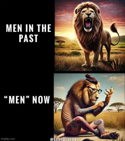 From King to Queen | image tagged in deep thought,yesterday,today,men,changed | made w/ Imgflip meme maker