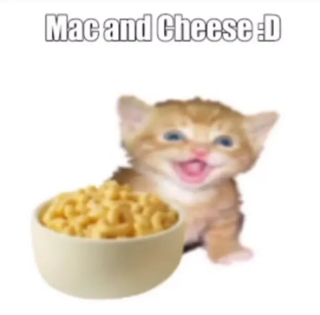 Mac and Cheese :D Blank Meme Template