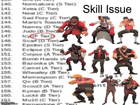 Skill Issue | made w/ Imgflip meme maker
