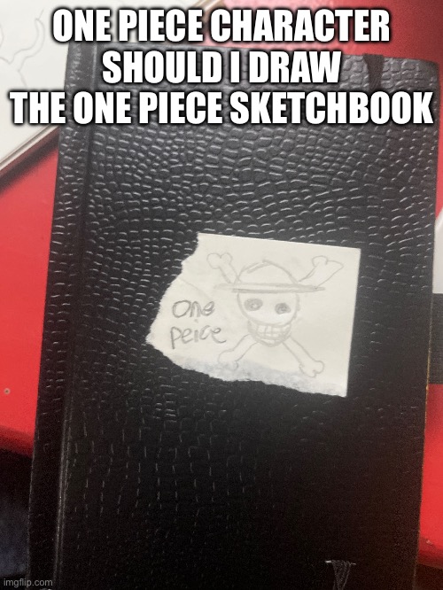 Who should I draw? | ONE PIECE CHARACTER SHOULD I DRAW THE ONE PIECE SKETCHBOOK | made w/ Imgflip meme maker