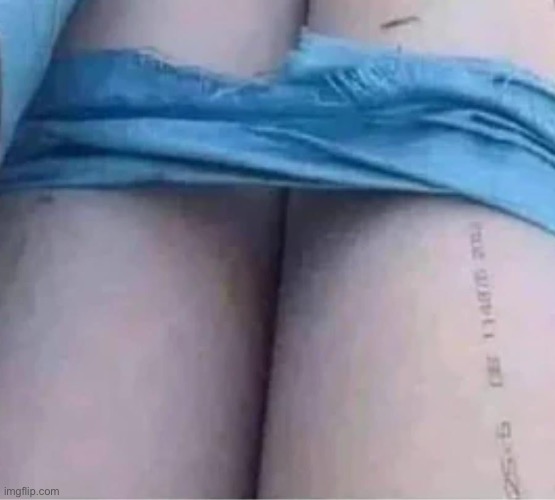thigh reveal | made w/ Imgflip meme maker