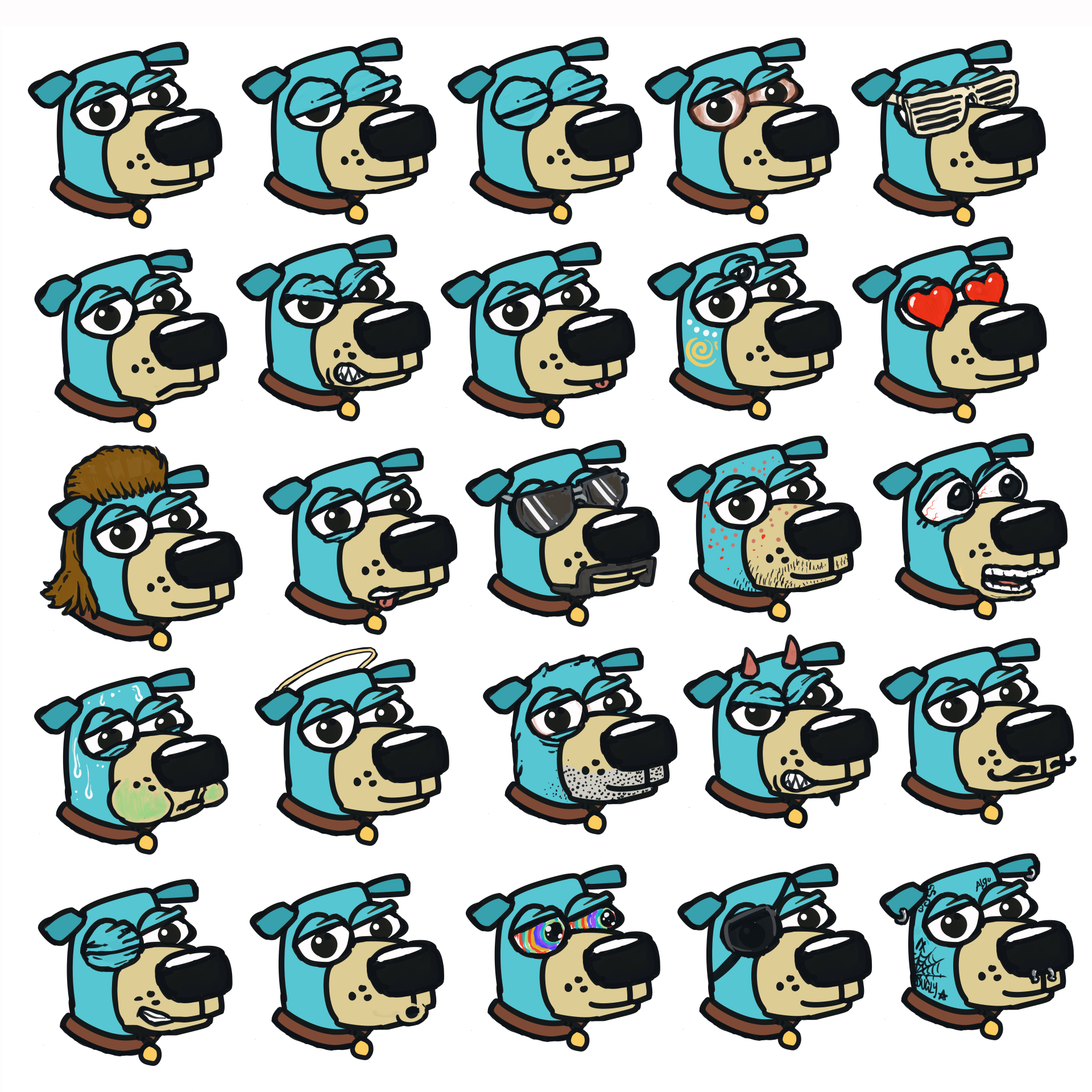 Dugly Face Sheet 1 Blank Meme Template