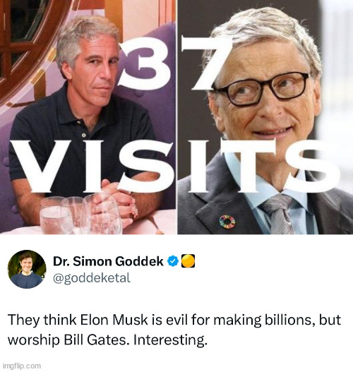 Libs idolize Bill Gates | image tagged in libs,idolize,bill gates | made w/ Imgflip meme maker