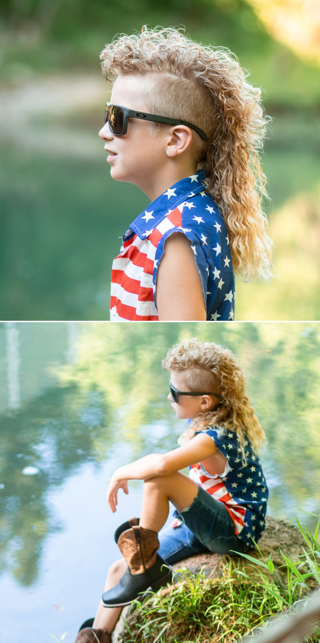 Kid Mullet Blank Meme Template