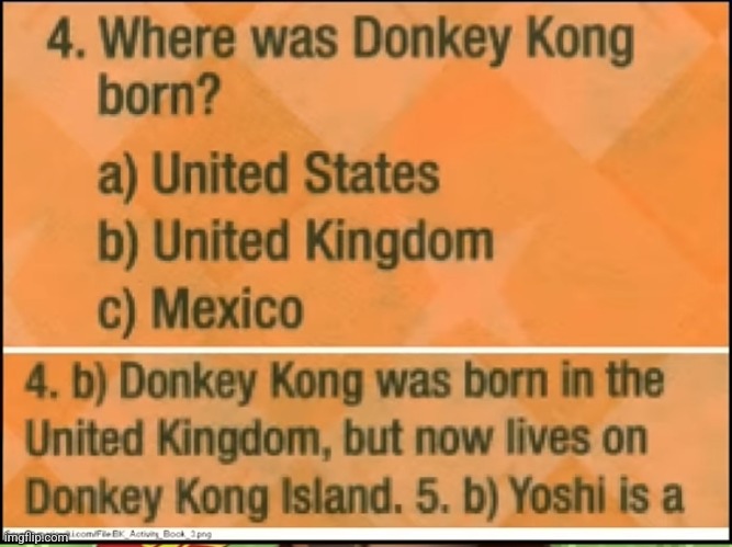 Donkey Kong is British | image tagged in donkey kong | made w/ Imgflip meme maker