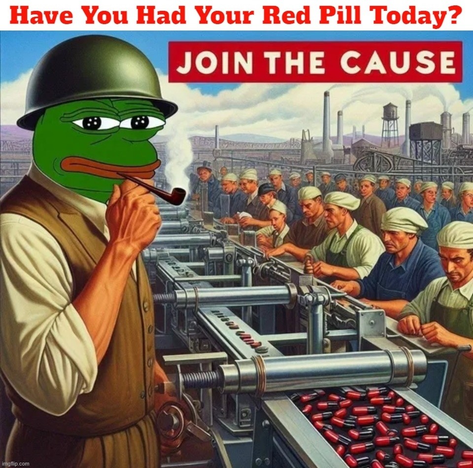 Have You Had Your Red Pill Today? | image tagged in red pill,morpheus matrix blue pill red pill,red pilled pepe,rare pepe,pepe the frog,triggering liberals | made w/ Imgflip meme maker