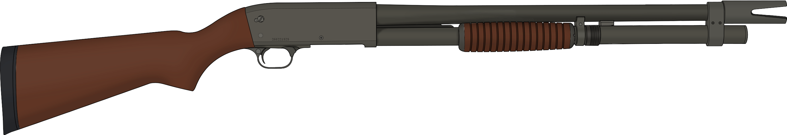 Ithaca Model 37 (w/ Duckbill choke) Blank Meme Template