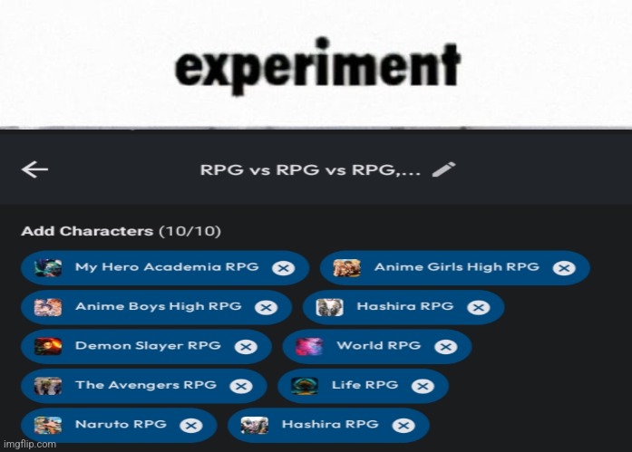 Experiment | image tagged in memes | made w/ Imgflip meme maker