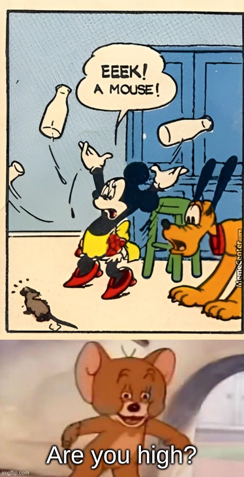 Minnie Mouse Retarded | Are you high? | image tagged in disney,disney channel,oh no it's retarded,why are you reading the tags,minnie mouse | made w/ Imgflip meme maker